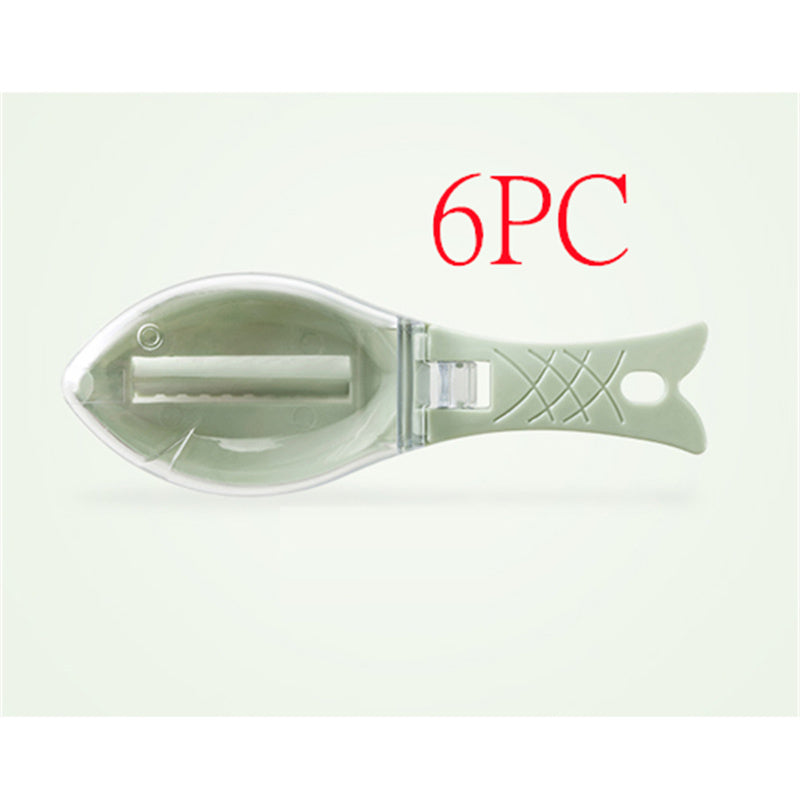 Fish Skin Brush Scraping Fish Scale Brush Grater Quick Disassembly Fish Knife Cleaning Peeling Skin Scraper Scraper Fish Scaler Kitchen Tools