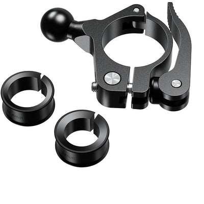 Motorcycle Mobile Phone Bracket Aluminum Alloy Universal Ball Head Quick Release Pipe Clamp