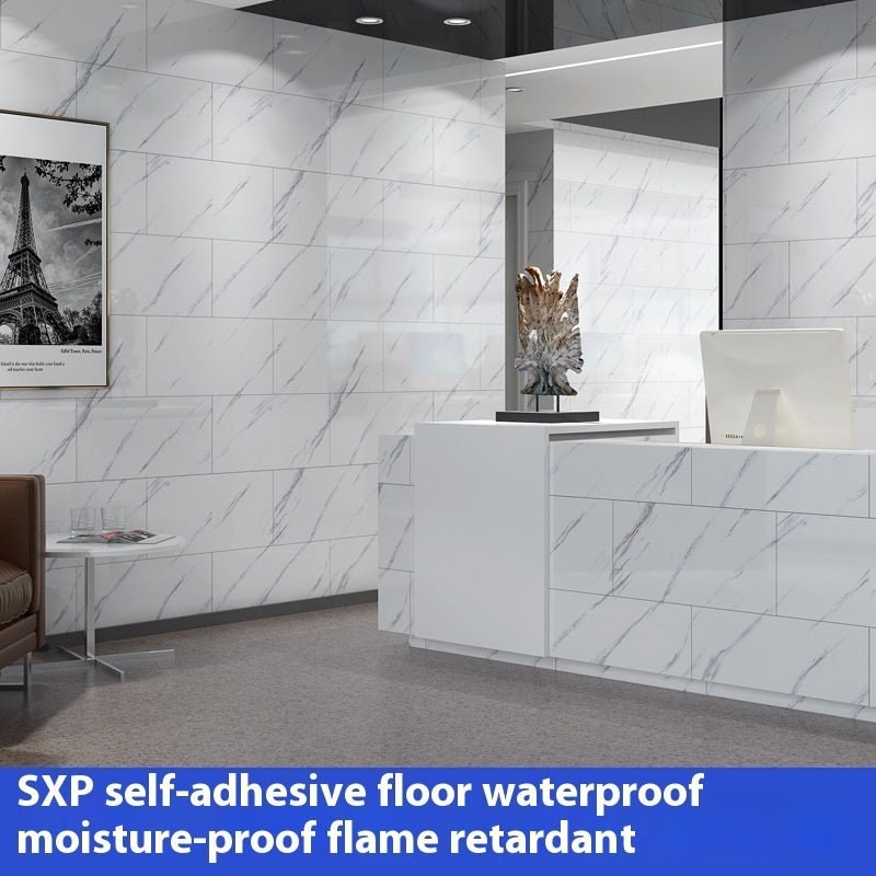 Wear-resistant Marble Self-adhesive Simple Installation Quick Installation Easy Cleaning Floor Stickers