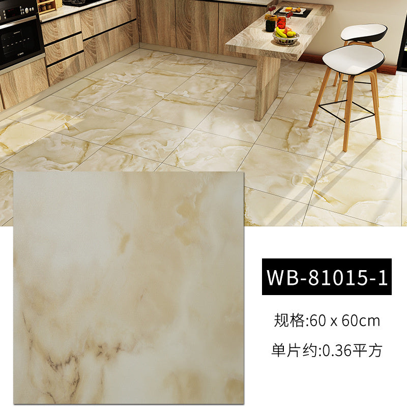 Wear-resistant Marble Self-adhesive Simple Installation Quick Installation Easy Cleaning Floor Stickers