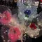 LED Luminous Balloon Rose Bouquet Transparent Bobo Ball Rose